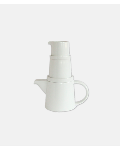Japanese Teapot Set - White - Hakusan M-Type Series